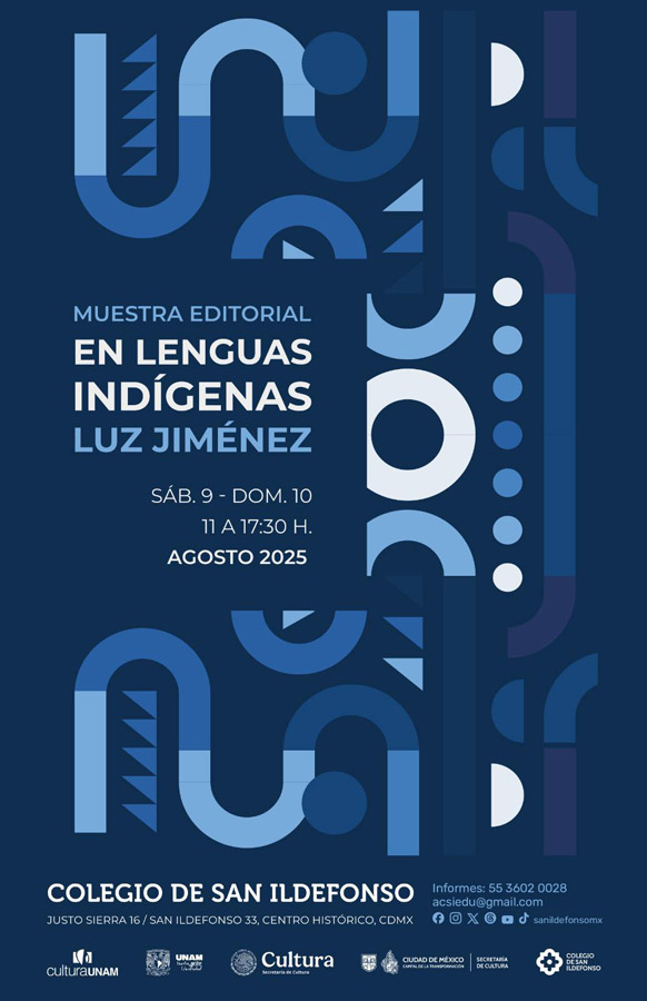 Muestra Editorial en Lenguas Indígenas Luz Jiménez